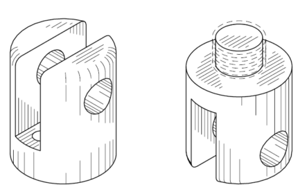 Design Patent Drawing – Tool Part